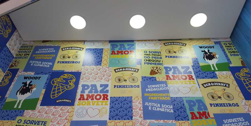 Fachada da Ben & Jerry's em Pinheiros