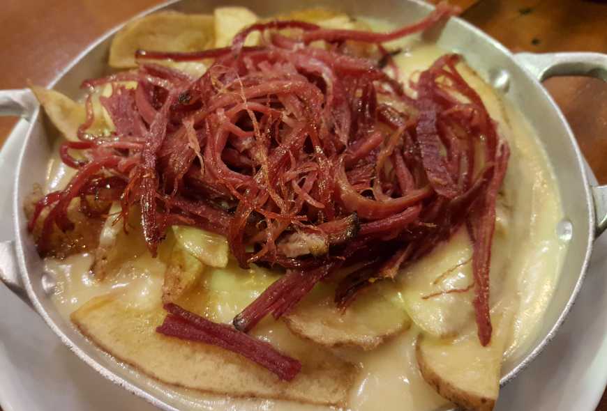 Fritas com Pastrami