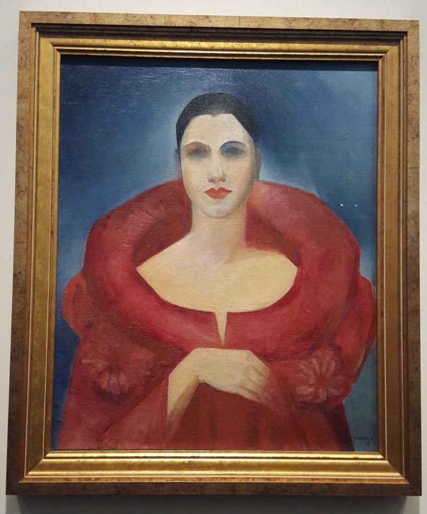 Obra Autorretrato [Manteau rouge] de 1923