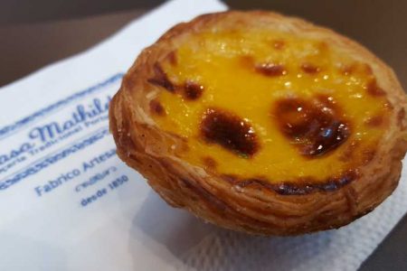 O delicioso pastel de nata da Casa Mathilde