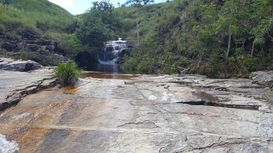 Cachoeira Cascatinha que está mais acima