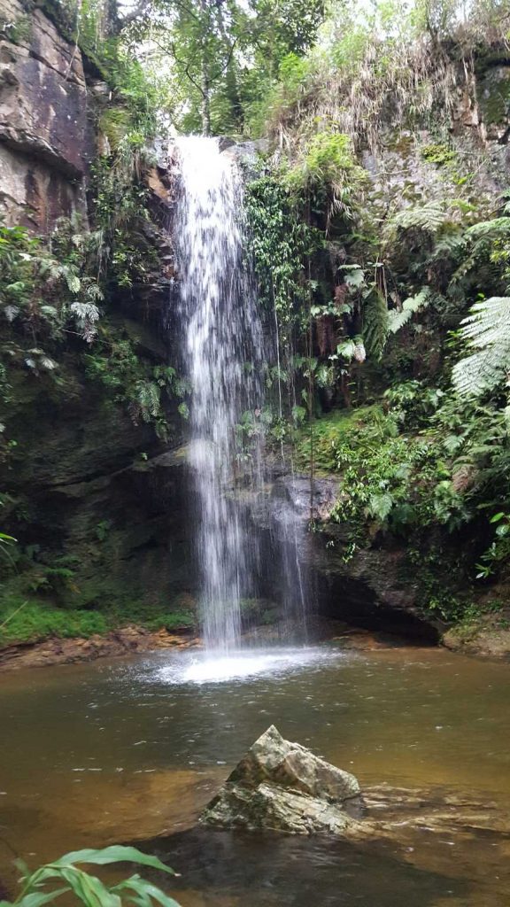 Cachoeira da Sossegada e seu banquinho de pedra