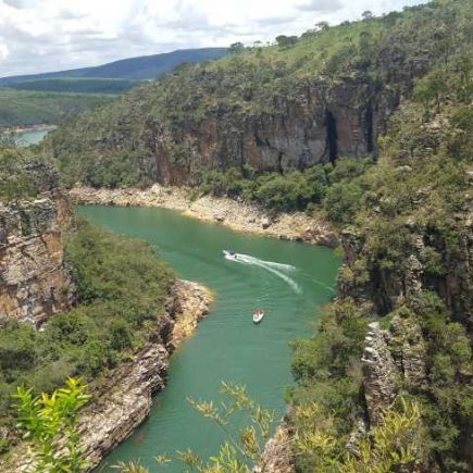 Vista deslumbrante do Mirante dos Canyons!