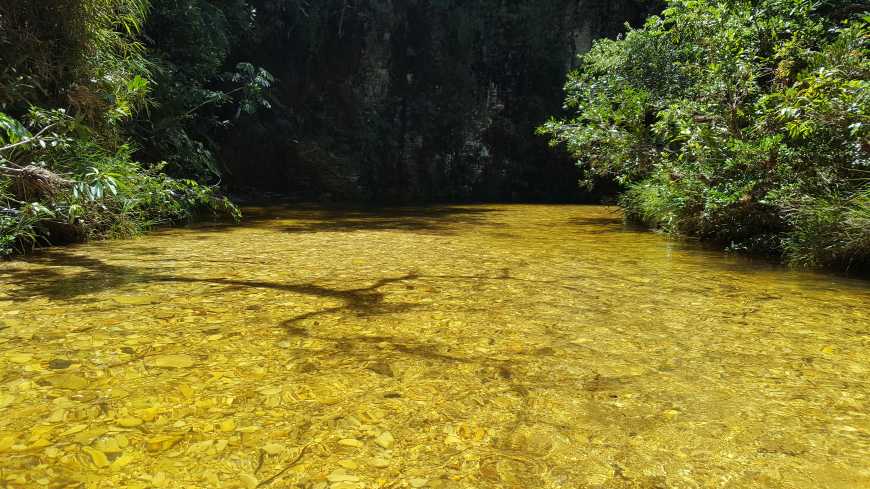 Lindo e reluzente Poço Dourado