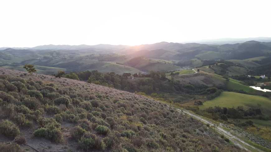 Pôr do sol em O Lavandário