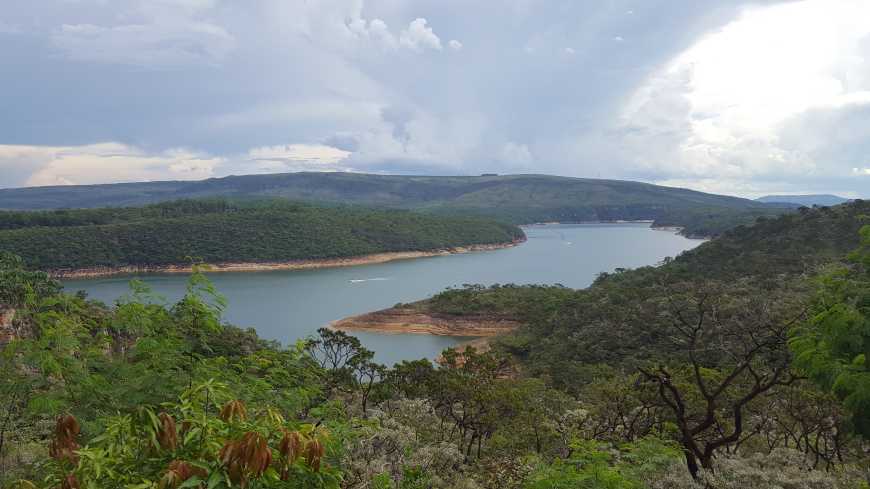 Linda vista do Empório Lagoa Azul!