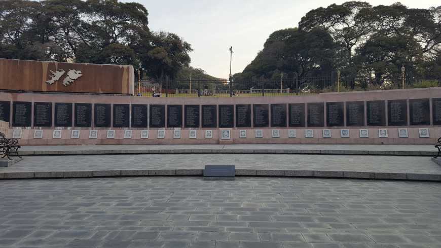 Monumento a los Caídos en Malvinas na Plaza San Martín