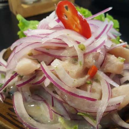 Carro-chefe da casa: ceviche!