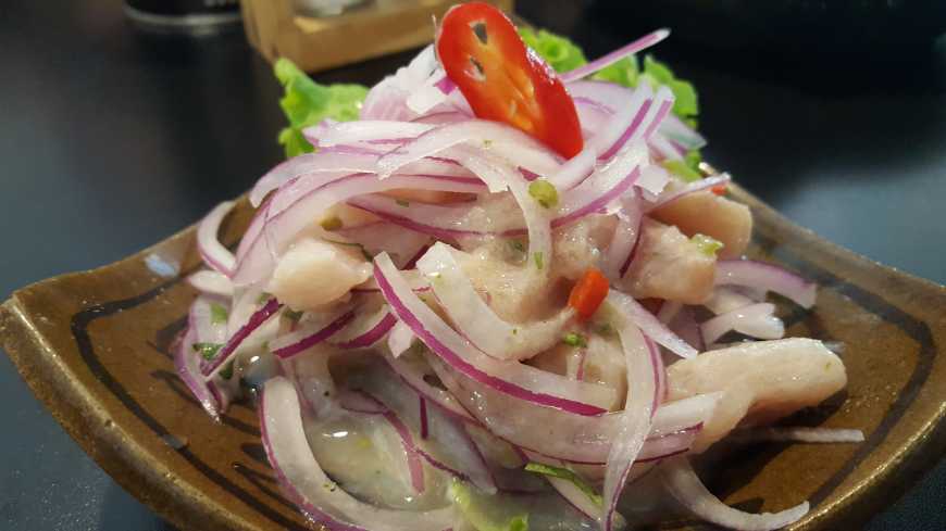 Carro-chefe da casa: ceviche!