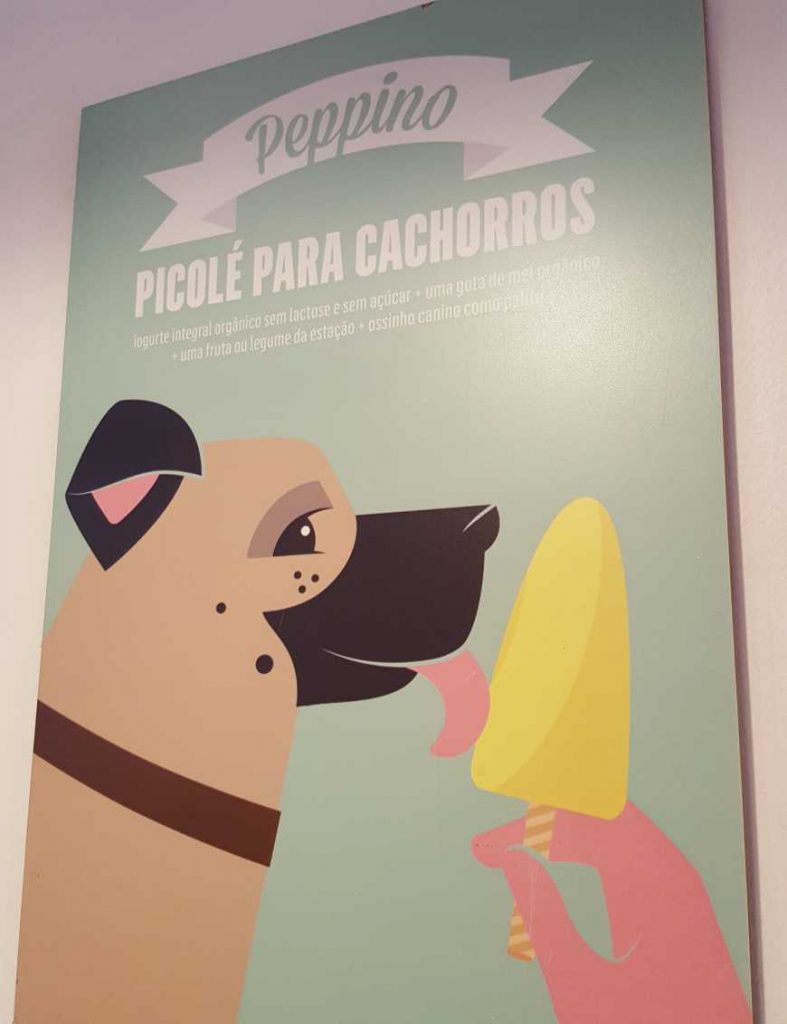 Peppino: o picolé para cachorro da gelateria Le Botteghe di Leonardo