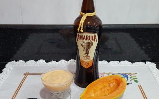 Irresistível creme de papaia com Amarula!