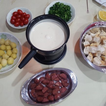 Divina receita de fondue de queijo!