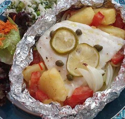 Saborosíssimo papillote de peixe da Ana Maria Braga!