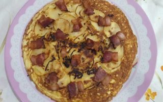 Tortilha espanhola da Rita Lobo e upgrade com bacon!