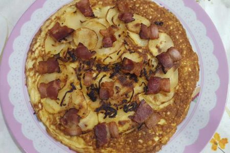 Tortilha espanhola da Rita Lobo e upgrade com bacon!