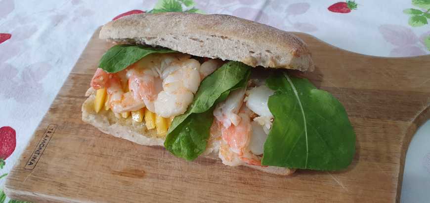 Incrível sanduíche de camarão e manga: a melhor invenção do chef Salvatore Loi!