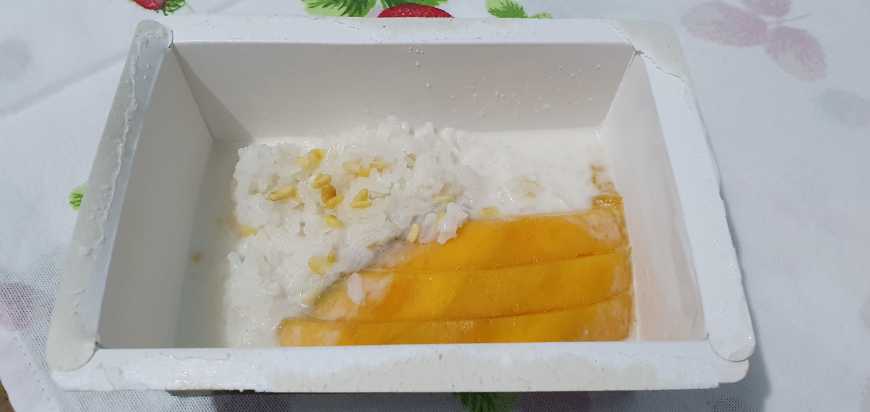 Mango stick rice, sobremesa tradicional da Tailândia!