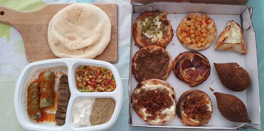 Almoço surpreendente do Rozala Cozinha Árabe!