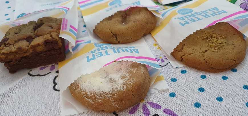 Café da tarde com docinhos da Cookie Mania!