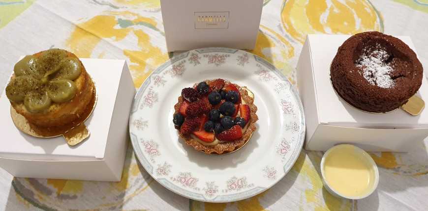 Sobremesas da Carmella Patisserie