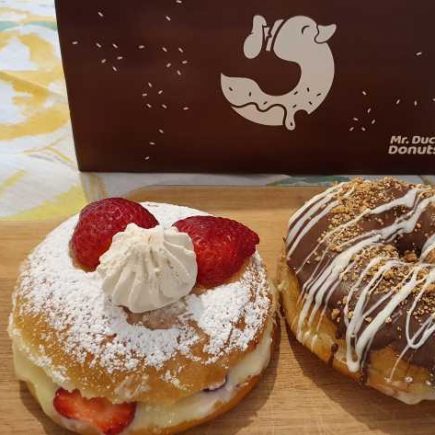 Deliciosos donuts do Mr. Duck Donuts!