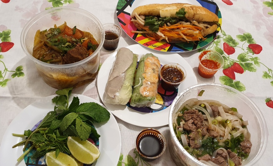 Saborosas comidinhas do Bánh Mi Vietnam!