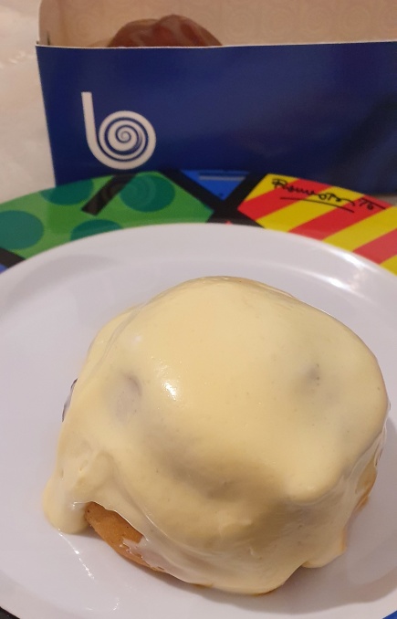 Cinnamon roll cobertura especial, o queridinho da galera!