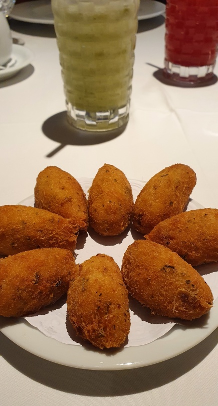 Delicioso bolinho de bacalhau!