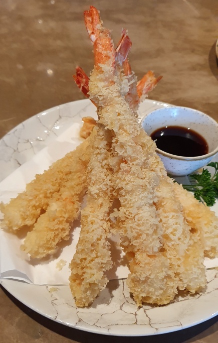 O melhor tempura de camarão da vida!