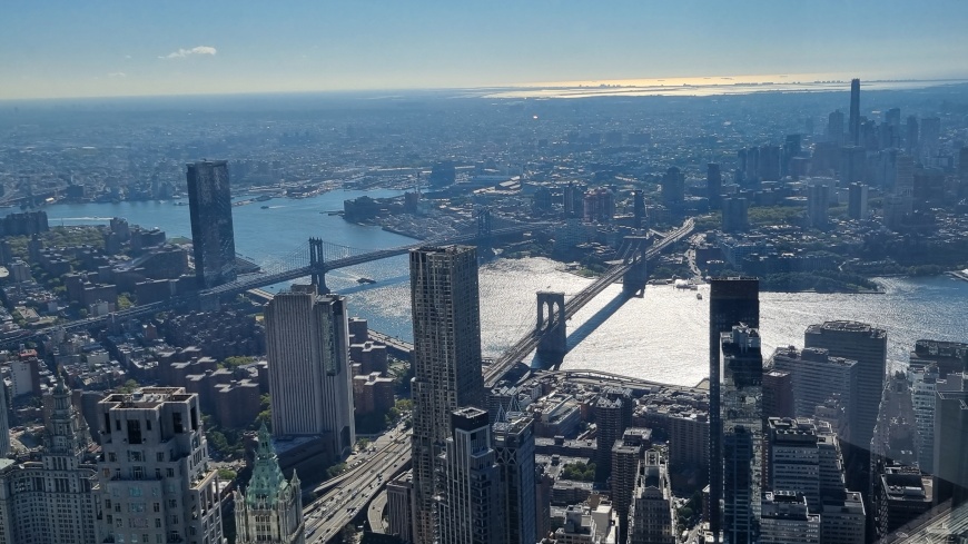 Linda vista do One World Observatory!