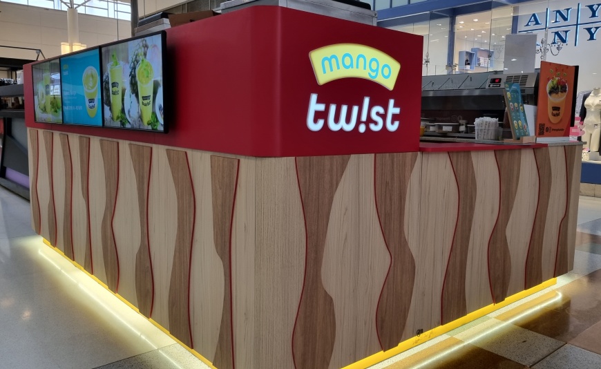 Quiosque da Mango Twist no Shopping Tamboré