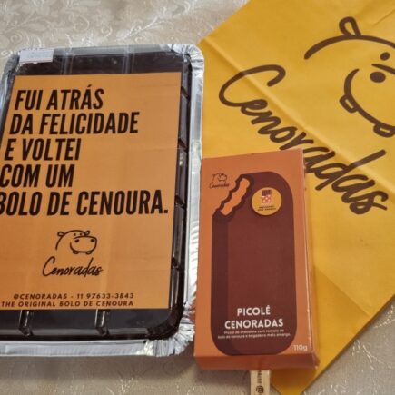 O Cenoradas oferece bolo de cenoura em diversos formatos!