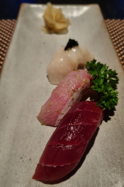 Seleção de nigiri