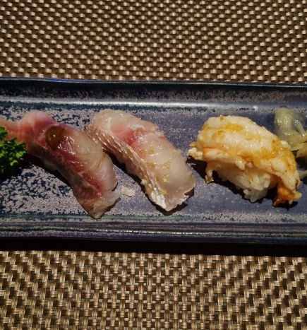 Seleção de nigiri