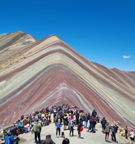 Fascinante Rainbow Mountain, Peru!