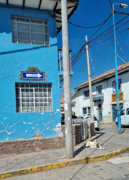 Calle Pavitos, ponto de partida das vans de Cusco para Ollantaytambo