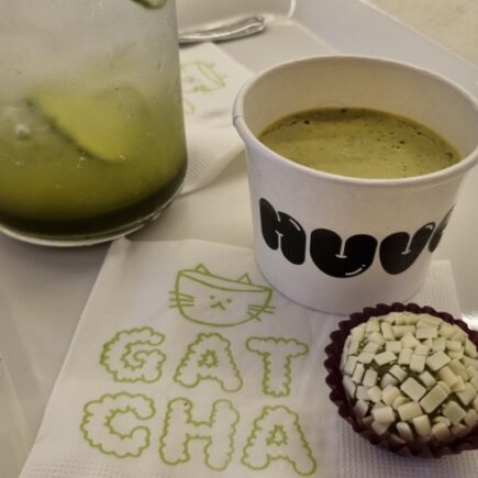 Docinhos deliciosos do Gatcha, o cat café do centro de São Paulo!