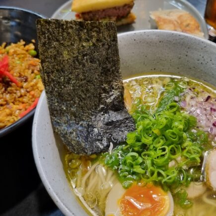 Deliciosas comidinhas do Tamashii Ramen!