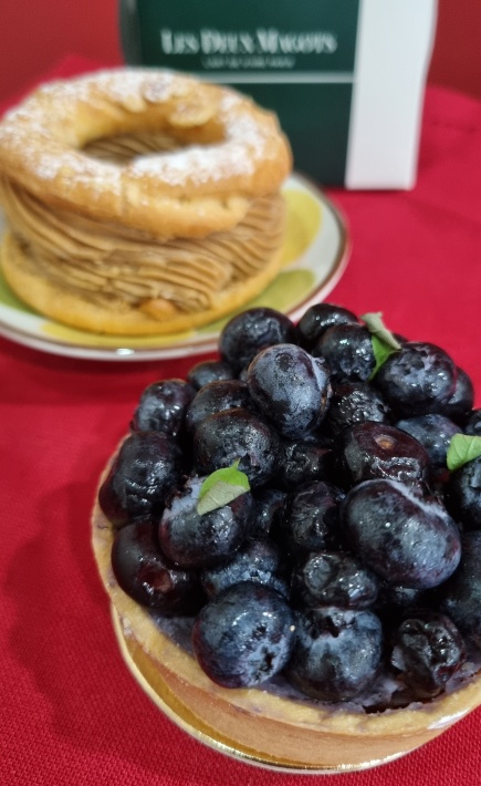 O clássico Paris-Brest e a incrível tartelette de blueberry!