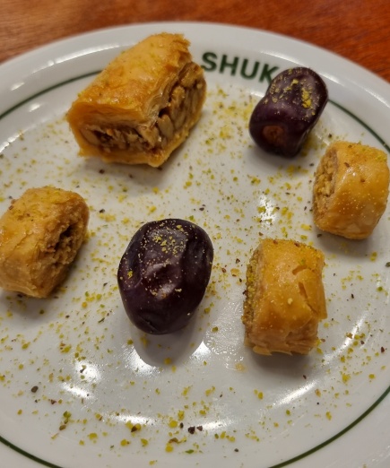 Baklavas e tâmaras iranianas