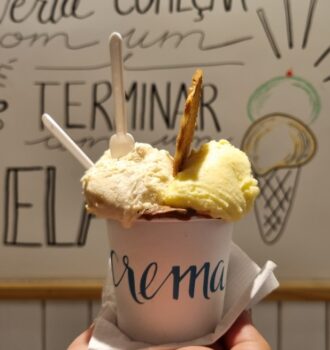 Crema Gelato Italiano tem até sorvete de chocolate Lindt!