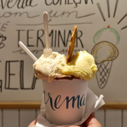 Crema Gelato Italiano tem até sorvete de chocolate Lindt!