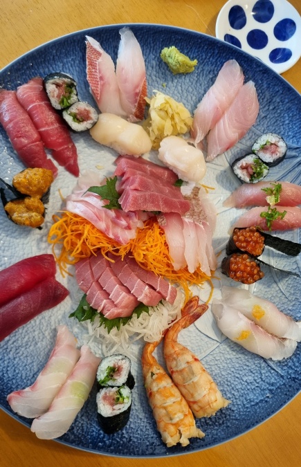 Combinado especial com atum Bluefin e seleção de peixes e frutos do mar